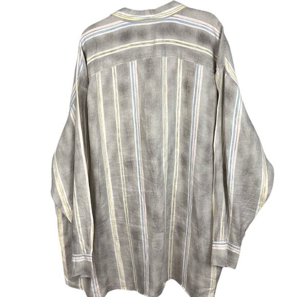 Tommy Bahama Relax Linen Button Up Shirt Men's Size  Big & Tall 4XB Island Life - Picture 2 of 11